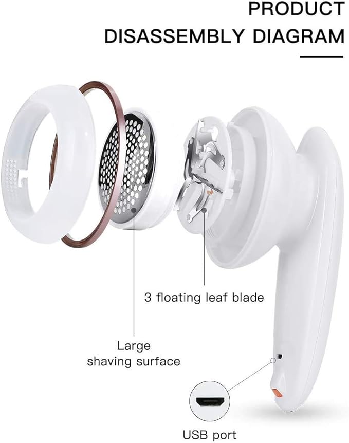 Lint Remover Shaver LtYioe Fabric Shaver USB Rechargeable Sweater Shaver Fabric