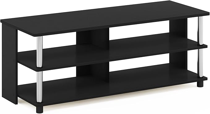 Furinno Sully TV Stand, 3-Tier Rectangular Entertainment Center