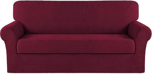 Turquoize Stretch Sofa Slipcover 2 Pieces Sofa Cover Couch Cover