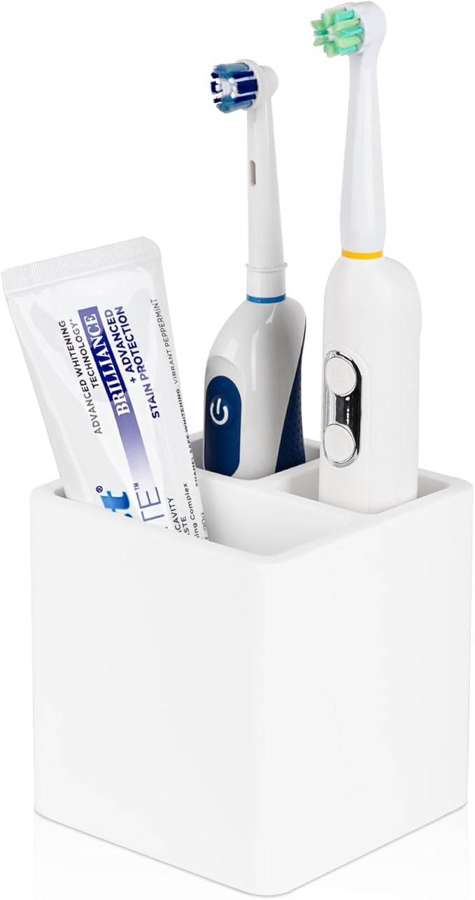 Diatomite Toothbrush Holders for Bathrooms, Electric Toothbrush and Toothpaste