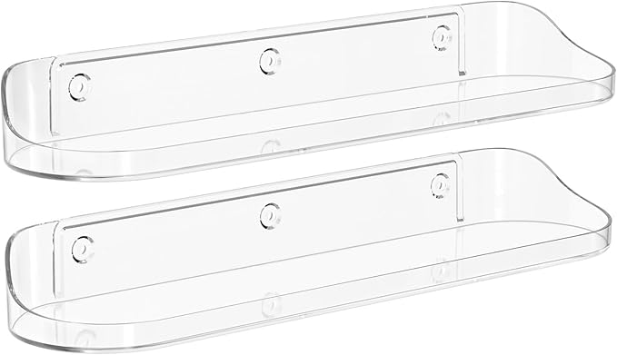 SpaceWhisper Floating Shelves for Wall, Living Room, Display Hanging Shelf