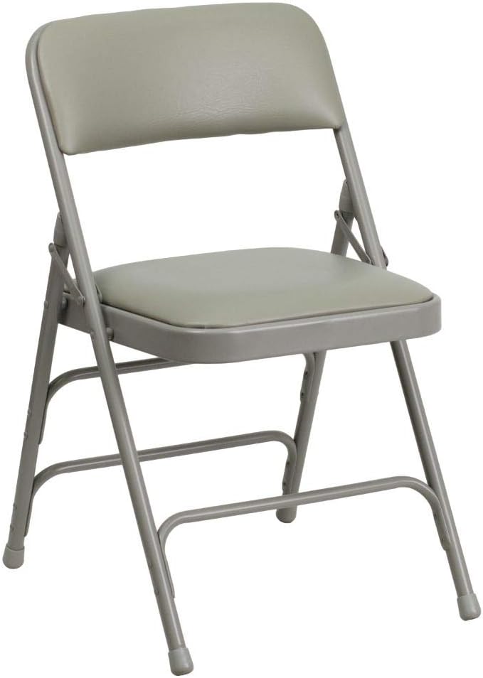 Flash Furniture 4 Pack HERCULES Series Curved Triple Braced & Double Hinged