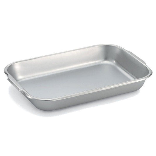 Vollrath 61230 Stainless Steel Bake and Roast Pan, 3.5-Quart, 14-7/8" x 10-1/4" x 2", Durable Construction, Natural Finish, Easy to Clean, Commercial Grade, Made in USA