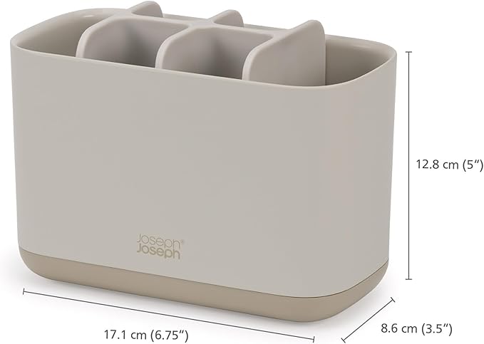 Joseph Joseph EasyStore Matte Finish Large Toothbrush Caddy Small