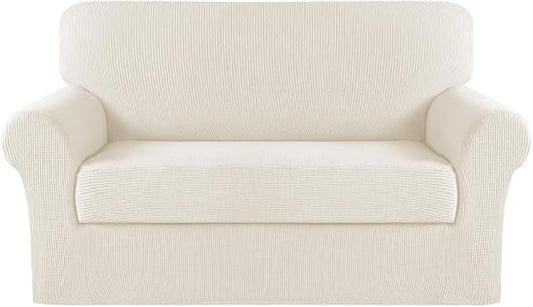 Turquoize Stretch Sofa Slipcover 2 Pieces Sofa Cover Couch Cover