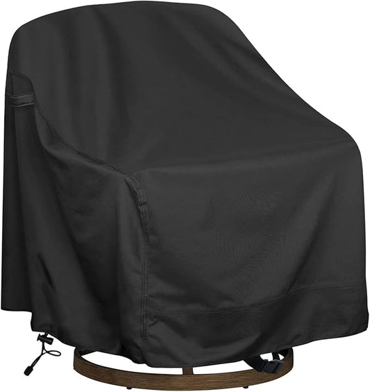 Outdoor Swivel Lounge Chair Cover 1 Pack, Fits to Lawn Patio Chairs, Waterproof