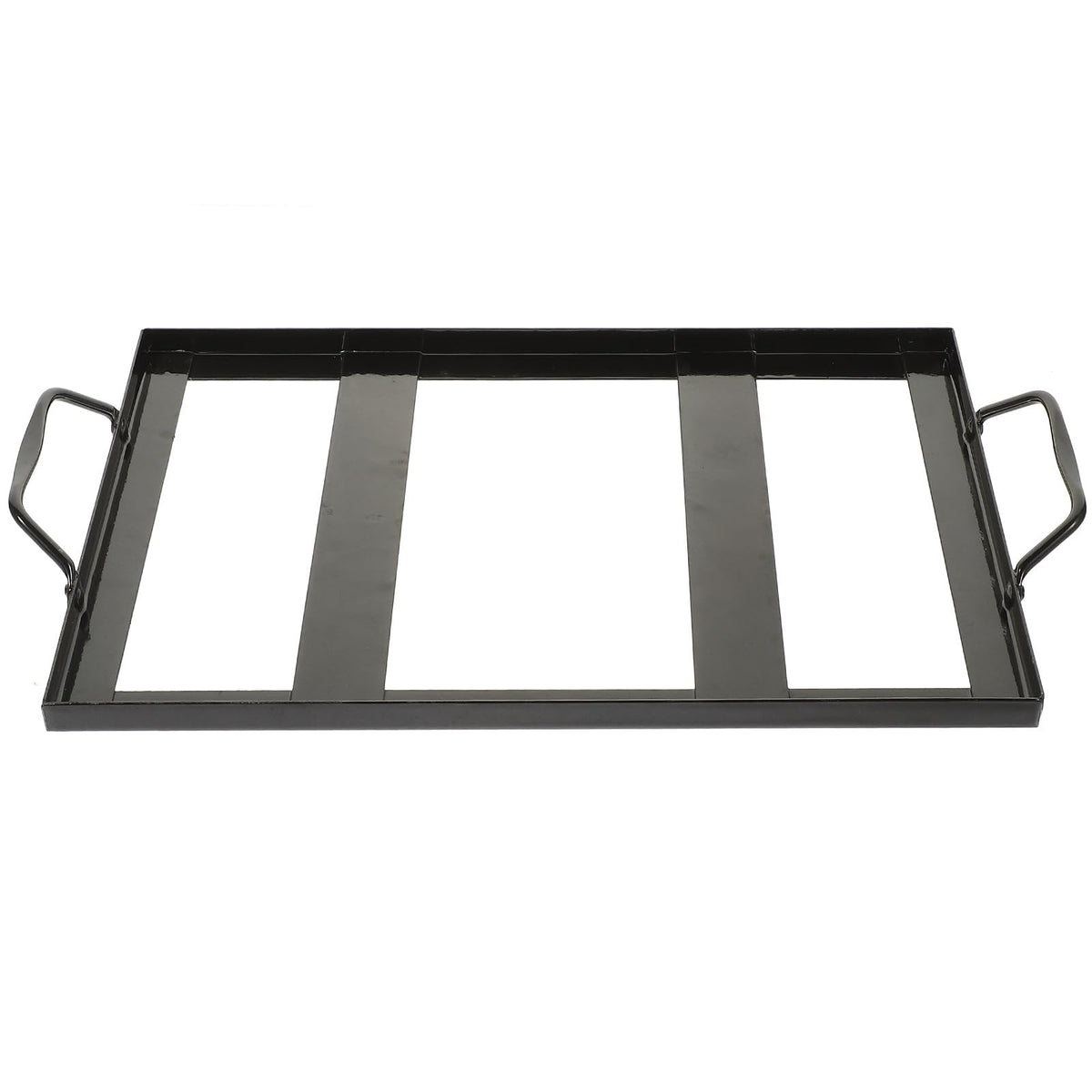 YARNOW Himalayan Salt Cooking Block Tray Holder Metal Steel Himalayan Rock Salt Block Cooking Plate Tray for Cooking Grilling Cutting Serving 8"x12" Grilling Tool Essential