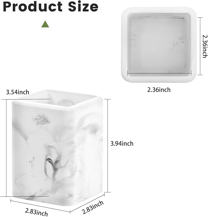 Luxspire Toothbrush Holders 2 Pack, Fast Drying Toothbrush Holders