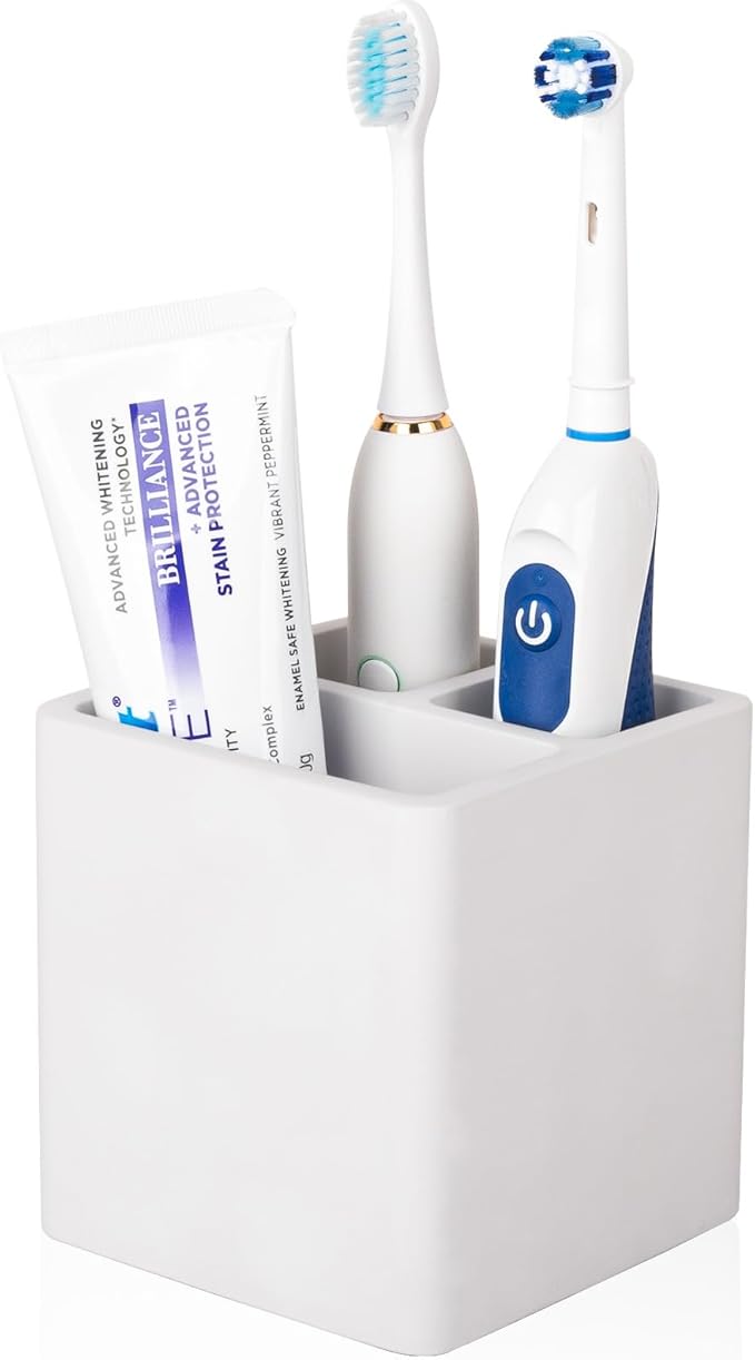 Diatomite Toothbrush Holders for Bathrooms, Electric Toothbrush and Toothpaste