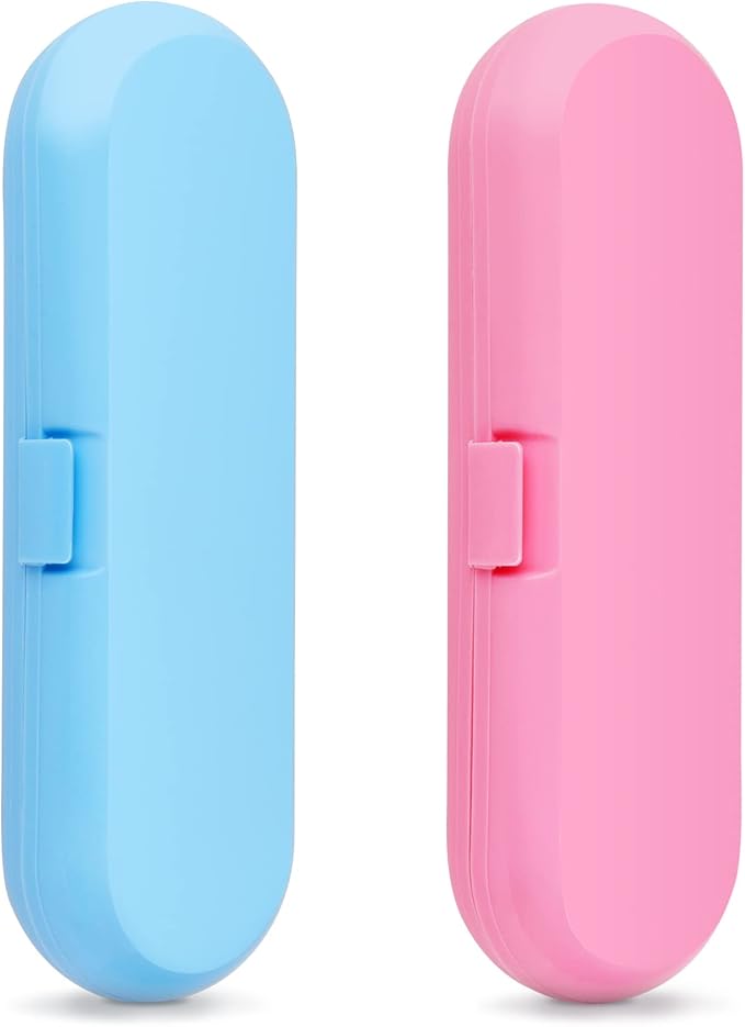 Fowecelt 2 Pack Electric Toothbrush Travel Case