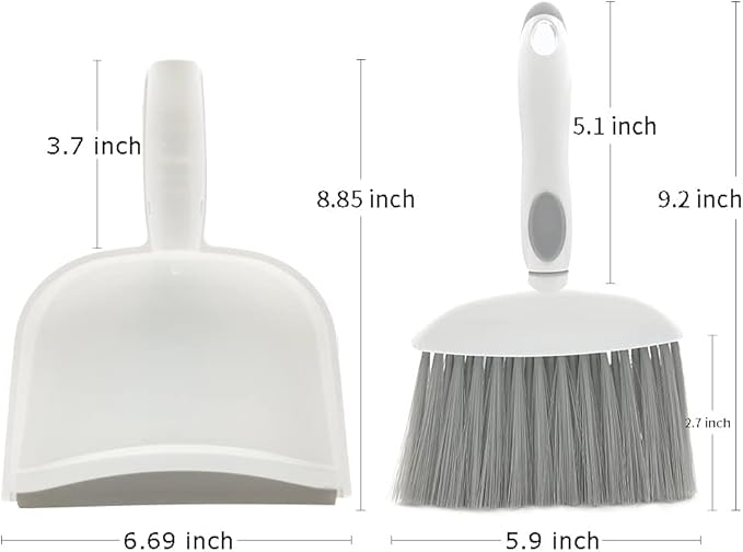 Dust pan, Mini Dustpan and Brush Set, Small Broom and Dustpan Set, Small Hand