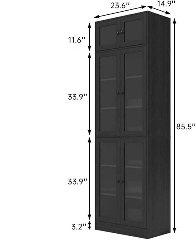 TUSY 85.5" Modern Tall Bookcase