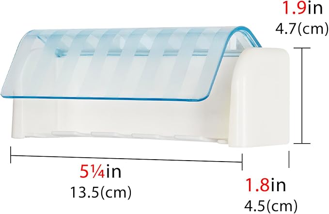 5 Slots Wall Mount Toothbrush Holder
