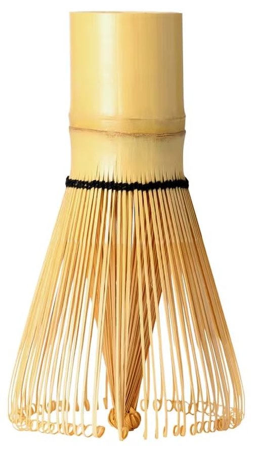 BlendWell 100 Prong Bamboo Matcha Whisk, Traditional Chasen for Smooth and Frothy Matcha Tea, Handcrafted Bamboo Matcha Tool
