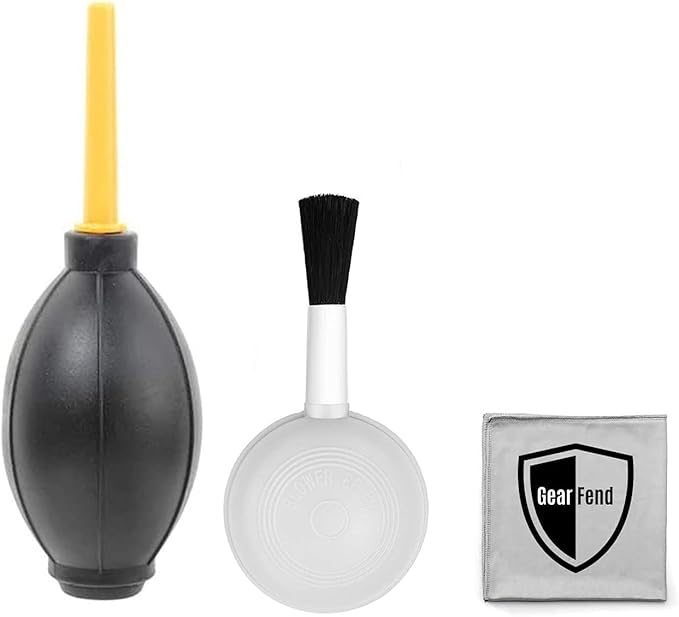 Dust Cleaner Kit Strong Cleaning Air Blower + Soft Brush Blower