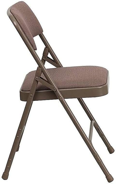 Flash Furniture 4 Pack HERCULES Series Curved Triple Braced & Double Hinged