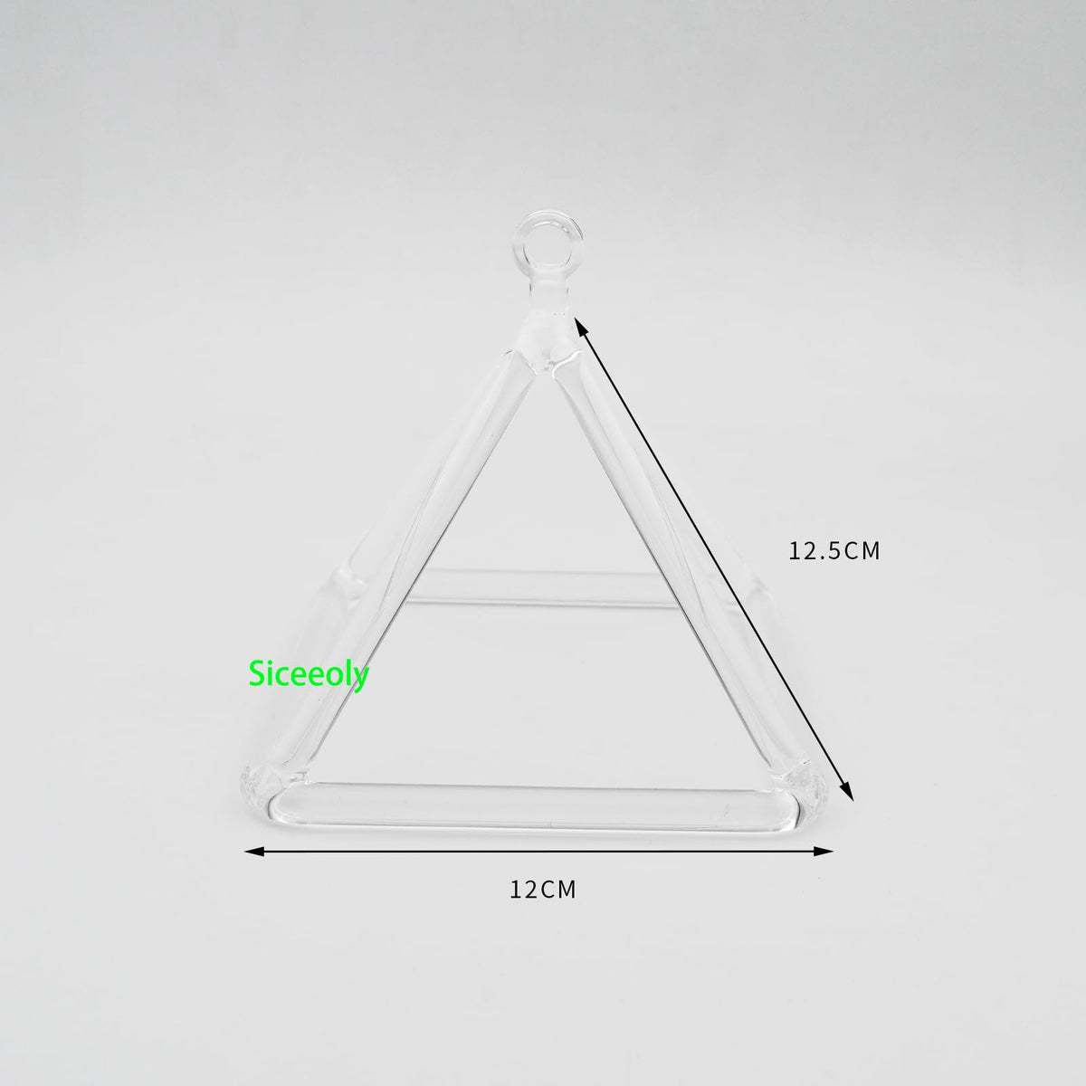 Siceeoly 5 Inch Clear Quartz Crystal Singing Pyramid Healing Musical Instrument For Sound Healing Meditation With Crystal Singing Bowl Striker