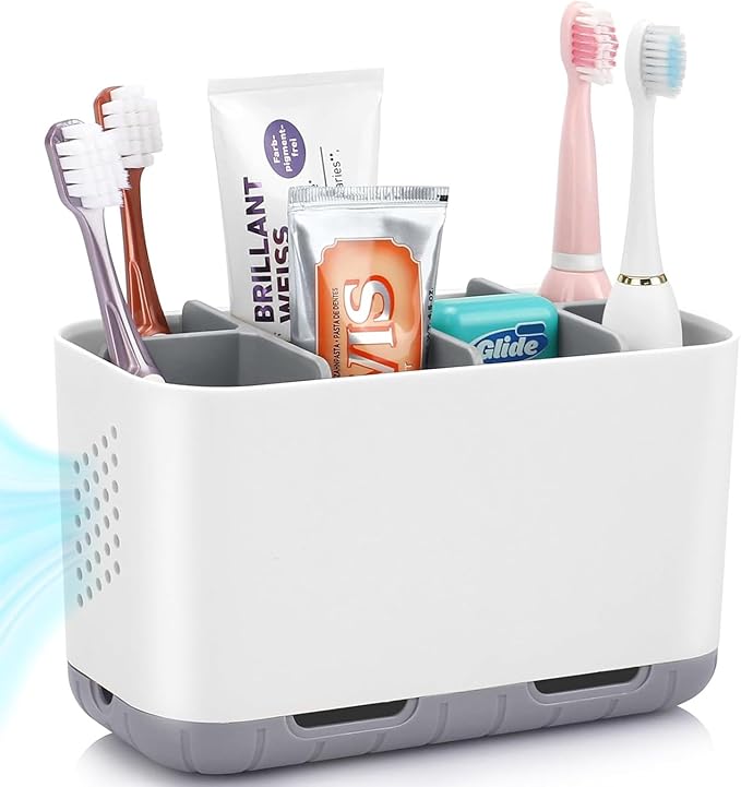Boperzi Toothbrush and Toothpaste Holder Drainage