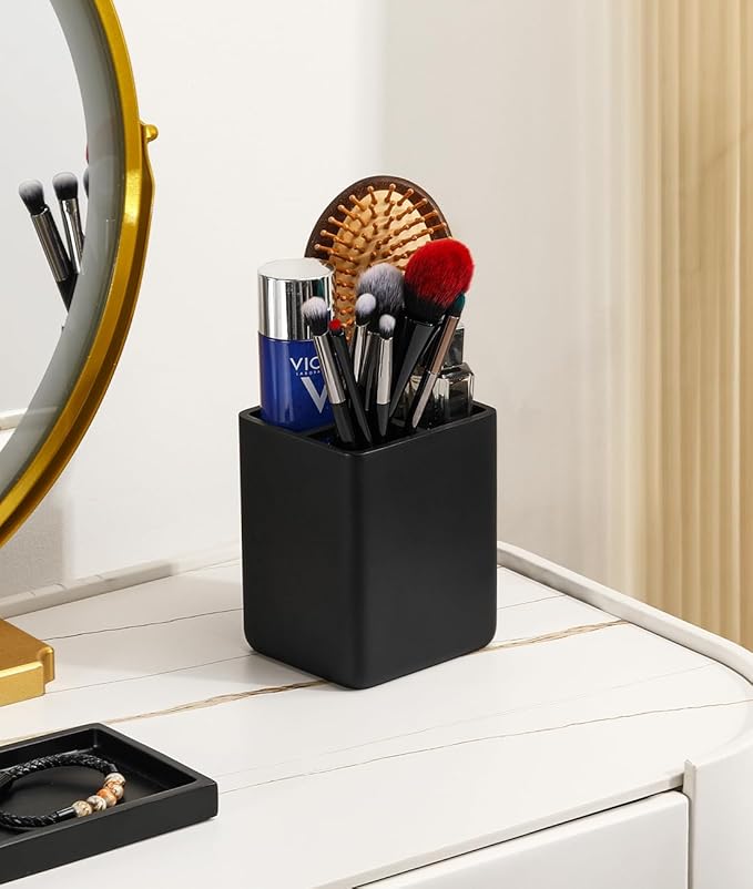 Luxspire Toothbrush Holders, 3 Slots Toothpaste & Toothbrush Holder