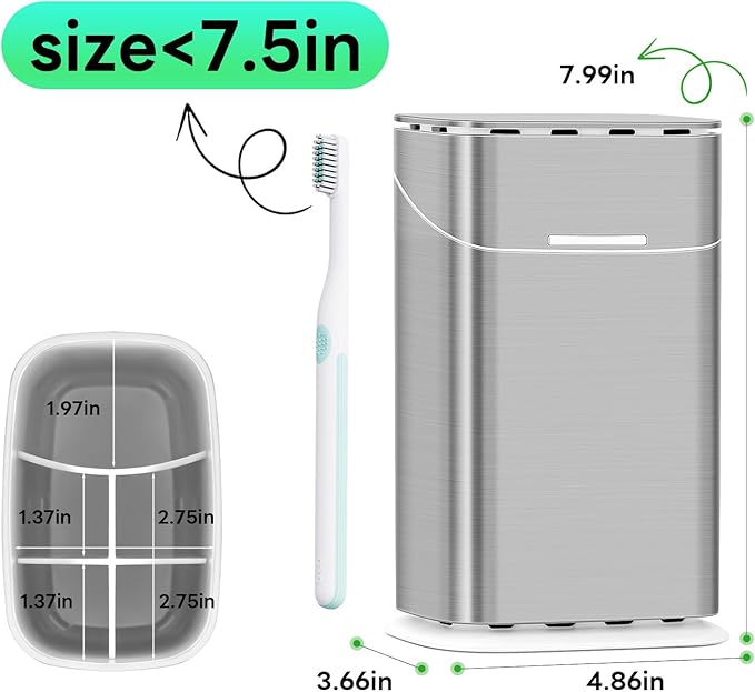 Toothbrush Holders with Cover