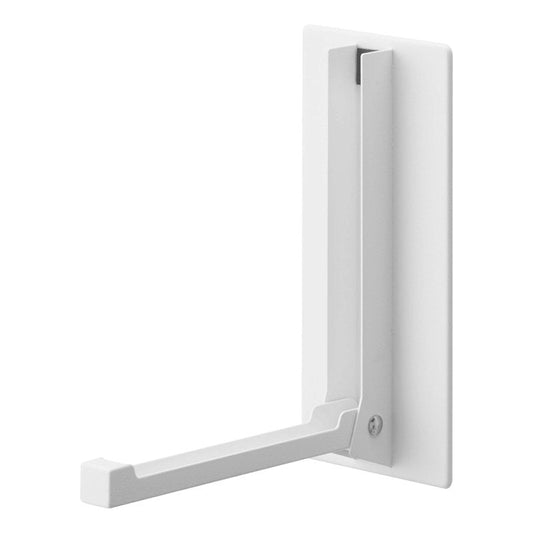 YAMAZAKI Home Tower Magnetic Folding Hook for Wall Door Or Refrigerator, Collapsible Coat, Bag Or Umbrella Metal Hanger - Steel