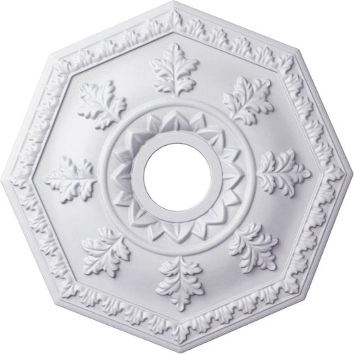 Ekena Millwork CM18NT 18-Inch OD x 3 1/2-Inch ID x 1 1/2-Inch Nottingham Ceiling Medallion