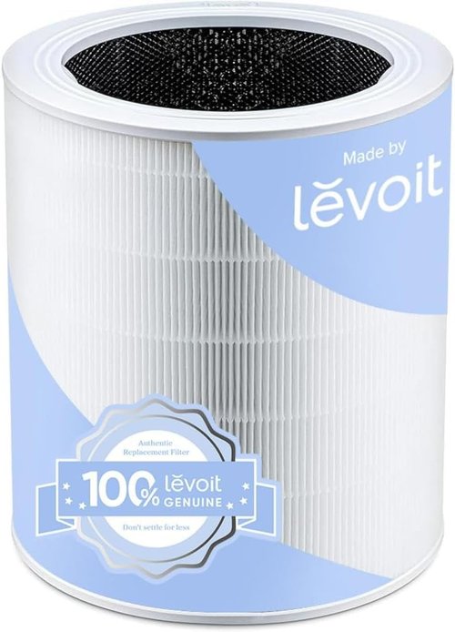 Levoit Core 600S-P Air Purifier Filter - Genuine HEPA & Activated Carbon Replacement | Removes Smoke & Allergens