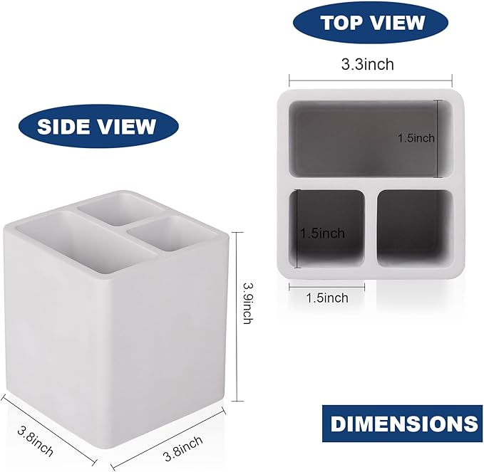 Diatomite Toothbrush Holders for Bathrooms, Electric Toothbrush and Toothpaste