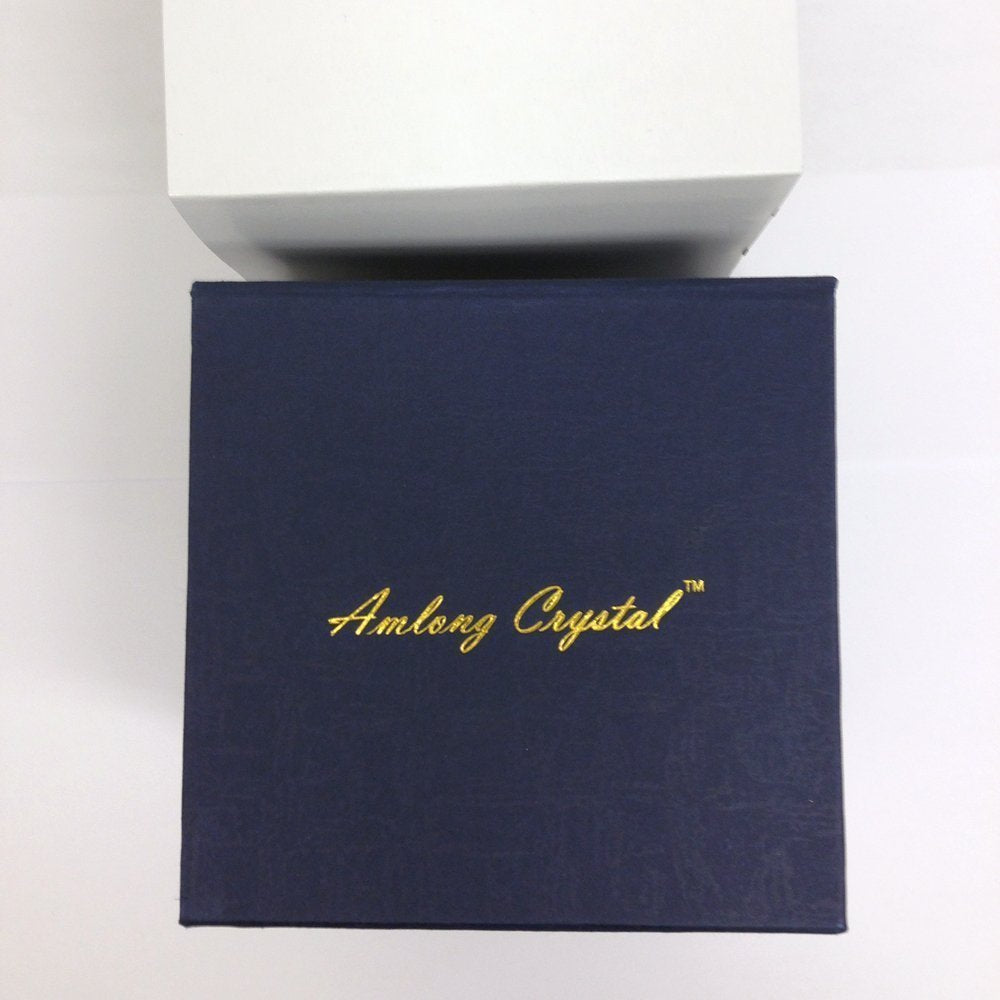 Amlong Crystal 3 inch Globe Paperweight with Gift Box