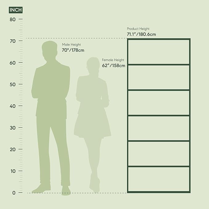 Furinno Jaya Simply Home Free Standing 6-Tier Open Storage Bookcase, French Oak