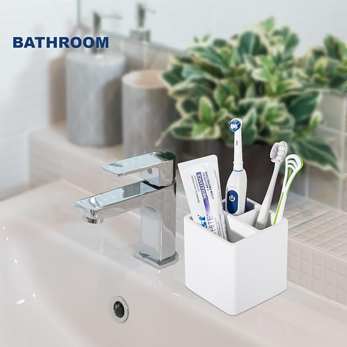 Diatomite Toothbrush Holders for Bathrooms, Electric Toothbrush and Toothpaste