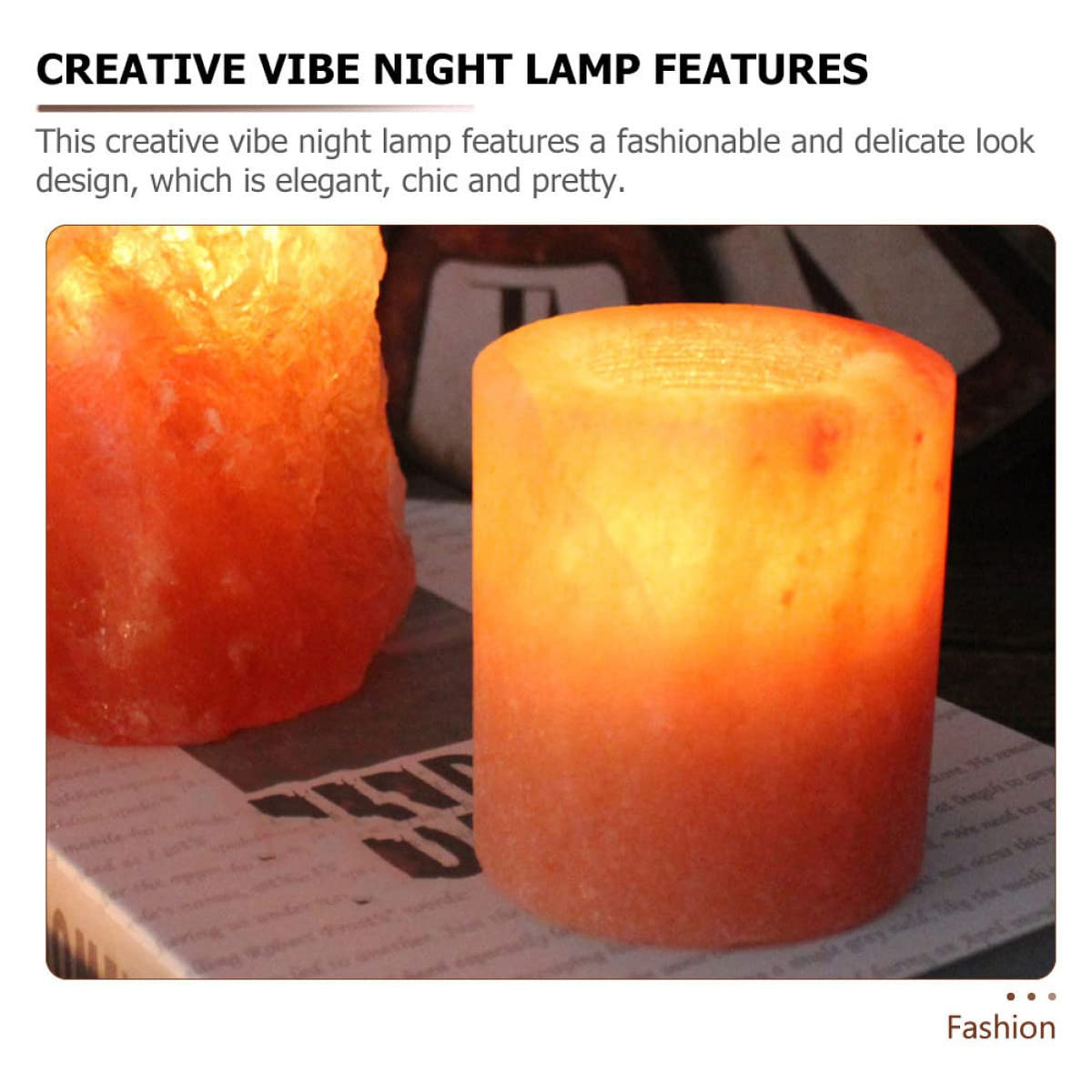 Sosoport Himalayan Crystal Salt Candle Holder Decorative Candlestick for Home Decor Meditation and Yoga for Living Room Bedroom and Outdoor Spaces