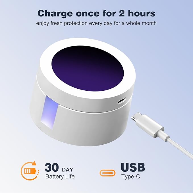 IYE Wall Mounted Electric Toothbrush Holder, Rechargeable Portable Personal