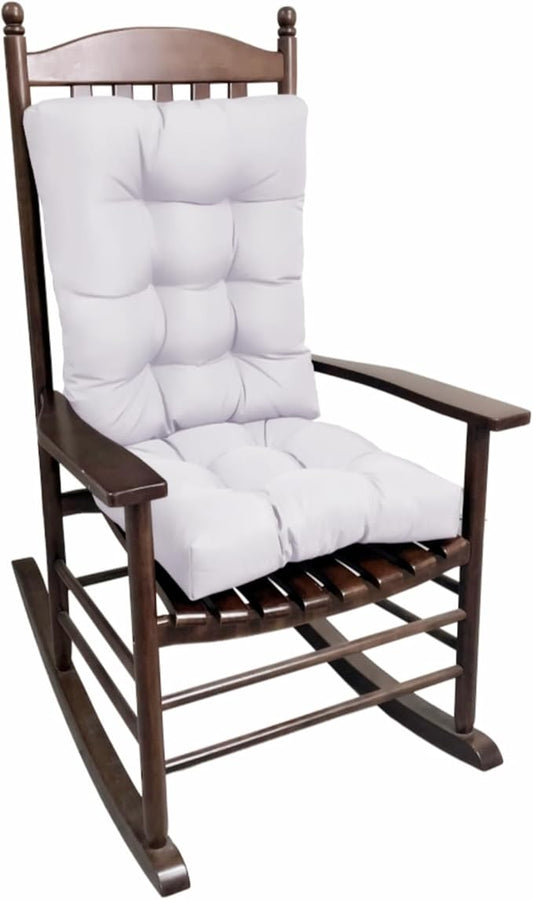 Chair Cushion Set for Rocking Chair, Rocking Chair Cushion, Overstuffed Seat