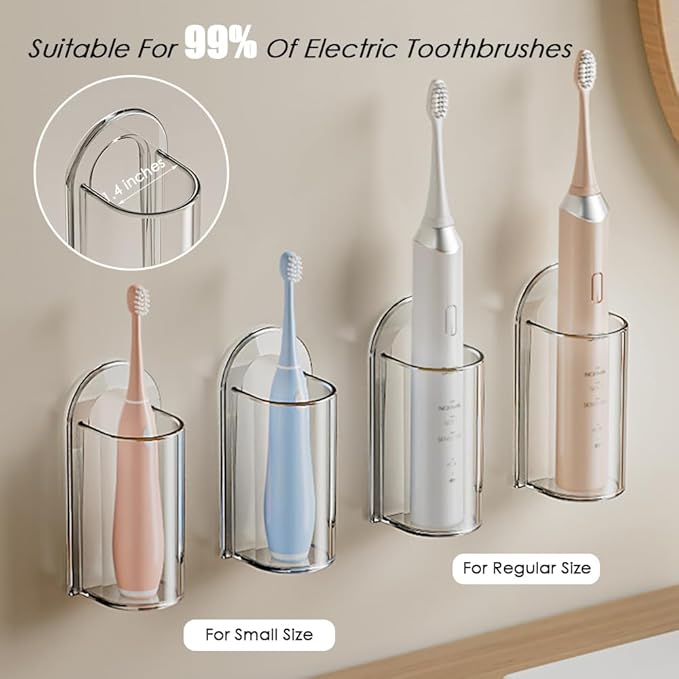 2PCS Electric Toothbrush Holders