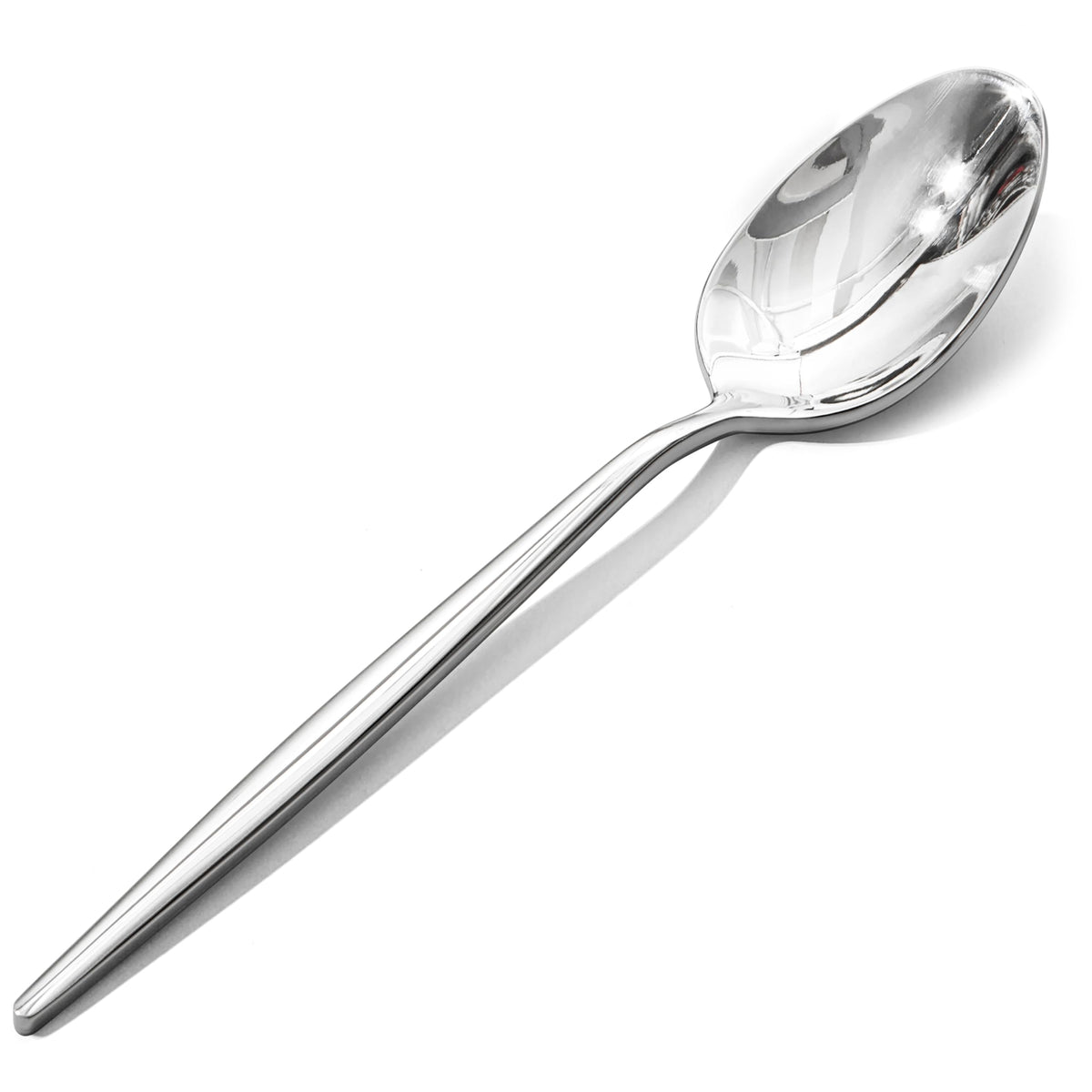 KINGSTONE 4-Piece Dinner Spoon Set, 8.2" Tablespoons Silverware, Premium 18/10 Stainless Steel, Food Grade Serving Spoons for Home and Kitchen, Restaurant Wedding, Mirror Finish & Dishwasher Safe