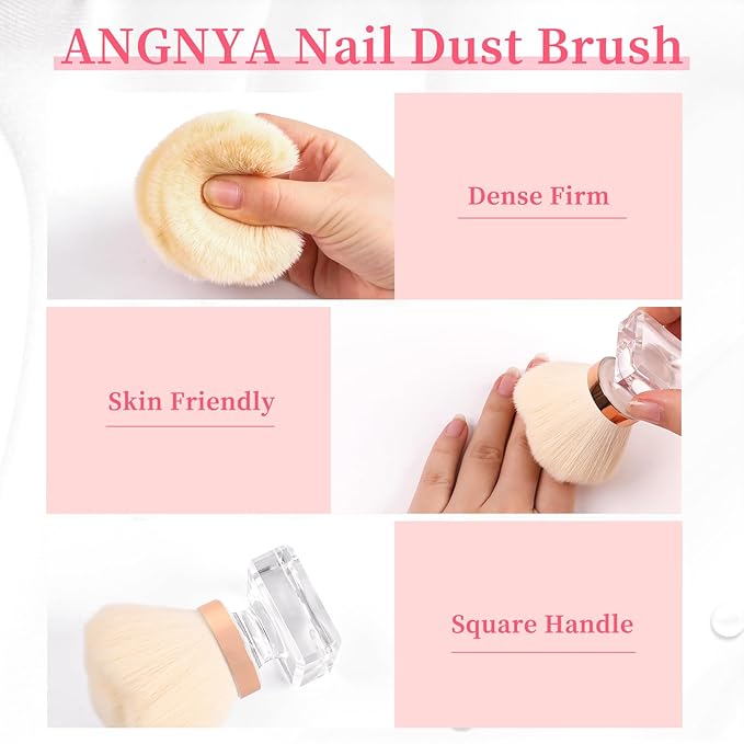 ANGNYA Dust Brush for Acrylic Nails