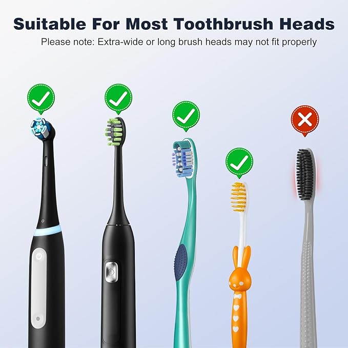 IYE Wall Mounted Electric Toothbrush Holder, Rechargeable Portable Personal