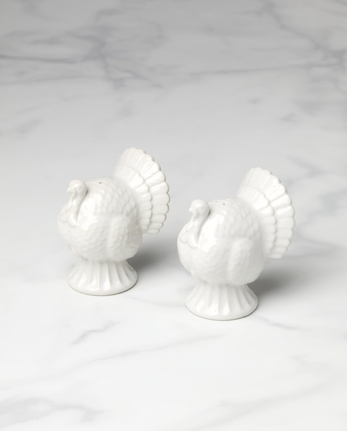 Lenox 898334 French Perle Carved Turkey Salt & Pepper Set