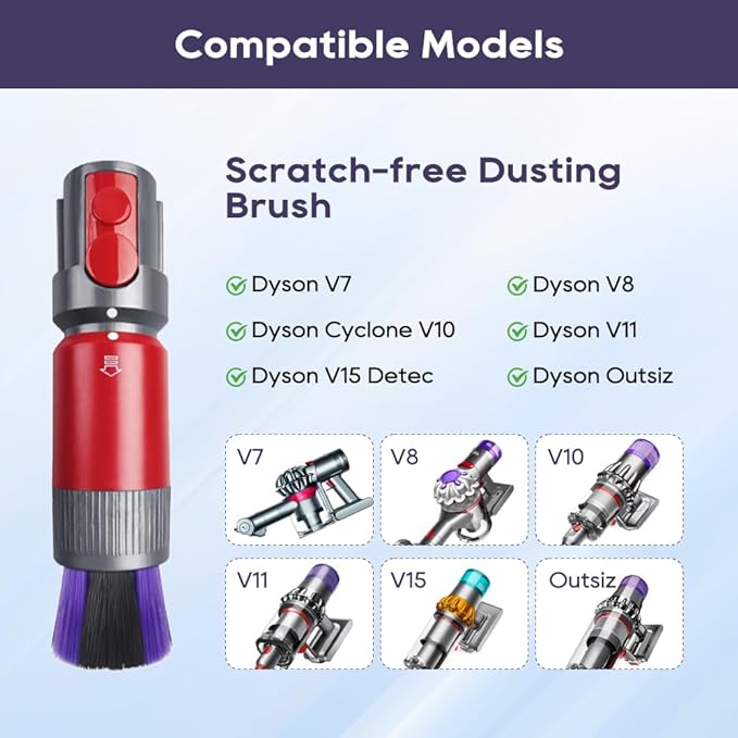 Traceless Scratch-free Dusting Brush Compatible
