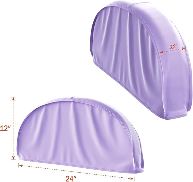 Univivi 12 Inch Satin Garment Shoulder Covers