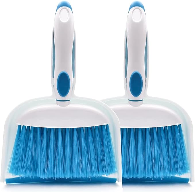 Small Broom and Dustpan Set, Small Dustpan and Brush Set, Mini Dust pan and