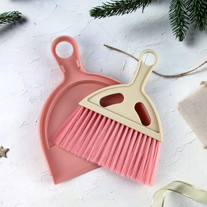 SOUJOY 6 Pack Small Dustpan and Brush Set, Whisk Broom and Dust Pan
