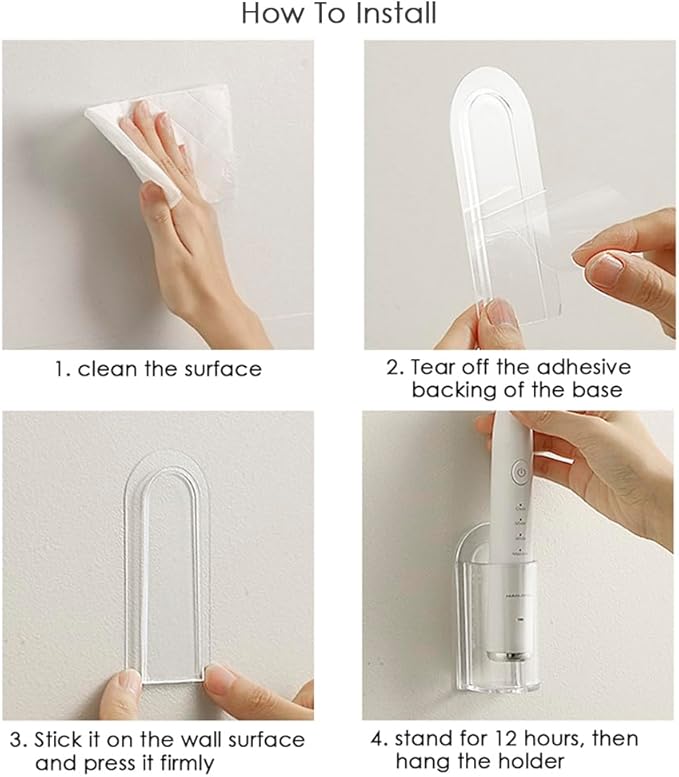 2PCS Electric Toothbrush Holders