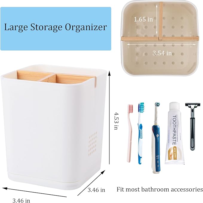 Electric Toothbrush Holder 3 Slots Tooth Brushing Holder