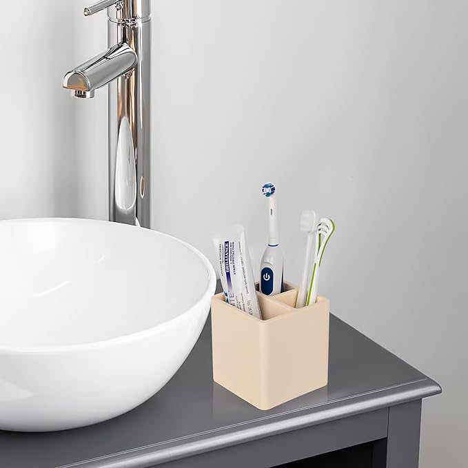 Diatomite Toothbrush Holders for Bathrooms, Electric Toothbrush and Toothpaste