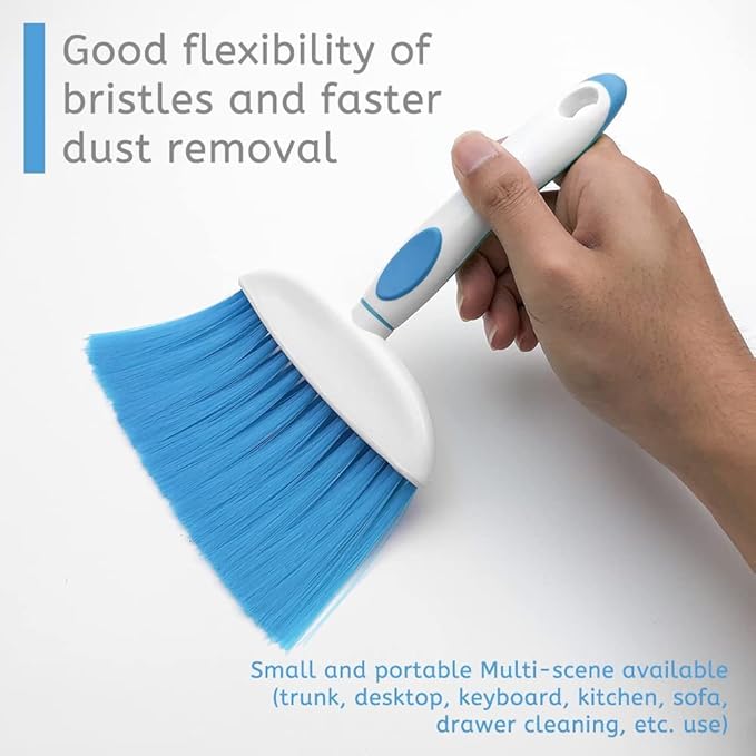 Small Broom and Dustpan Set, Small Dustpan and Brush Set, Mini Dust pan and