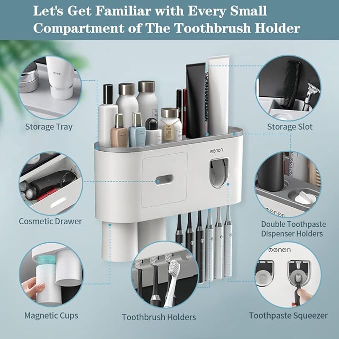 Toothbrush Holders Wall Mounted, Toothbrush Holder