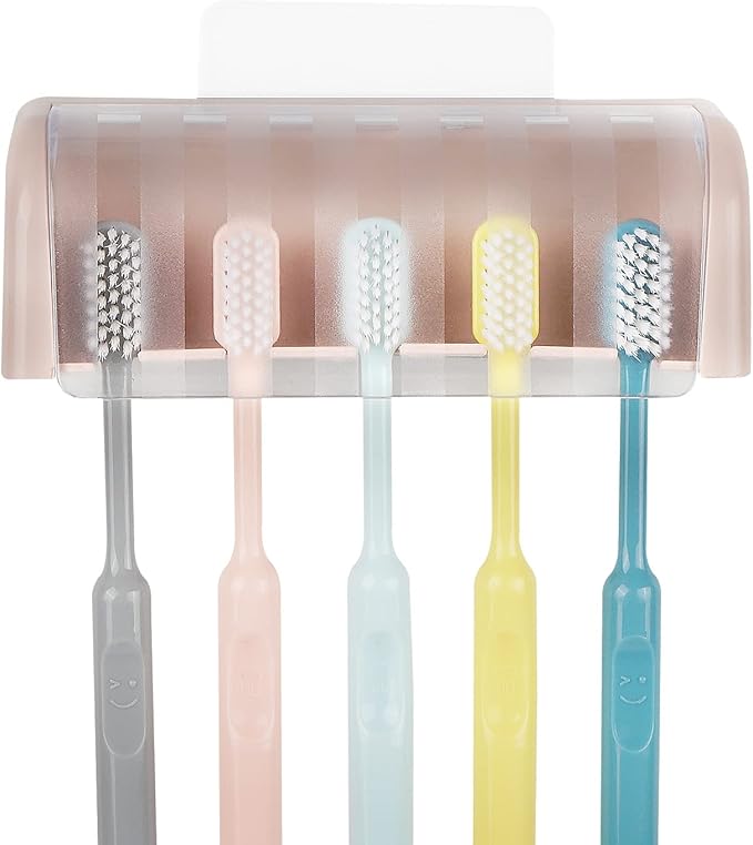 5 Slots Wall Mount Toothbrush Holder
