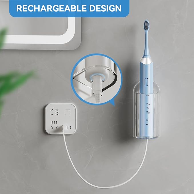 MOPMS Electric Toothbrush Holders, Wall Mounted Tooth Brushing Holder